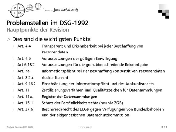 revision dsg:2006